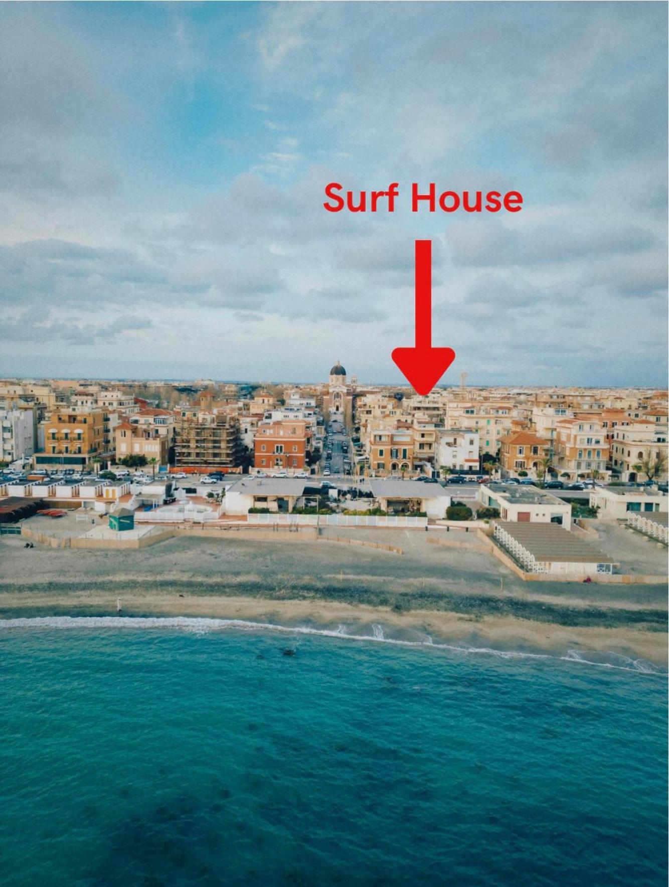 Surf House Apartment ลิโด ดิ ออสเตีย ภายนอก รูปภาพ